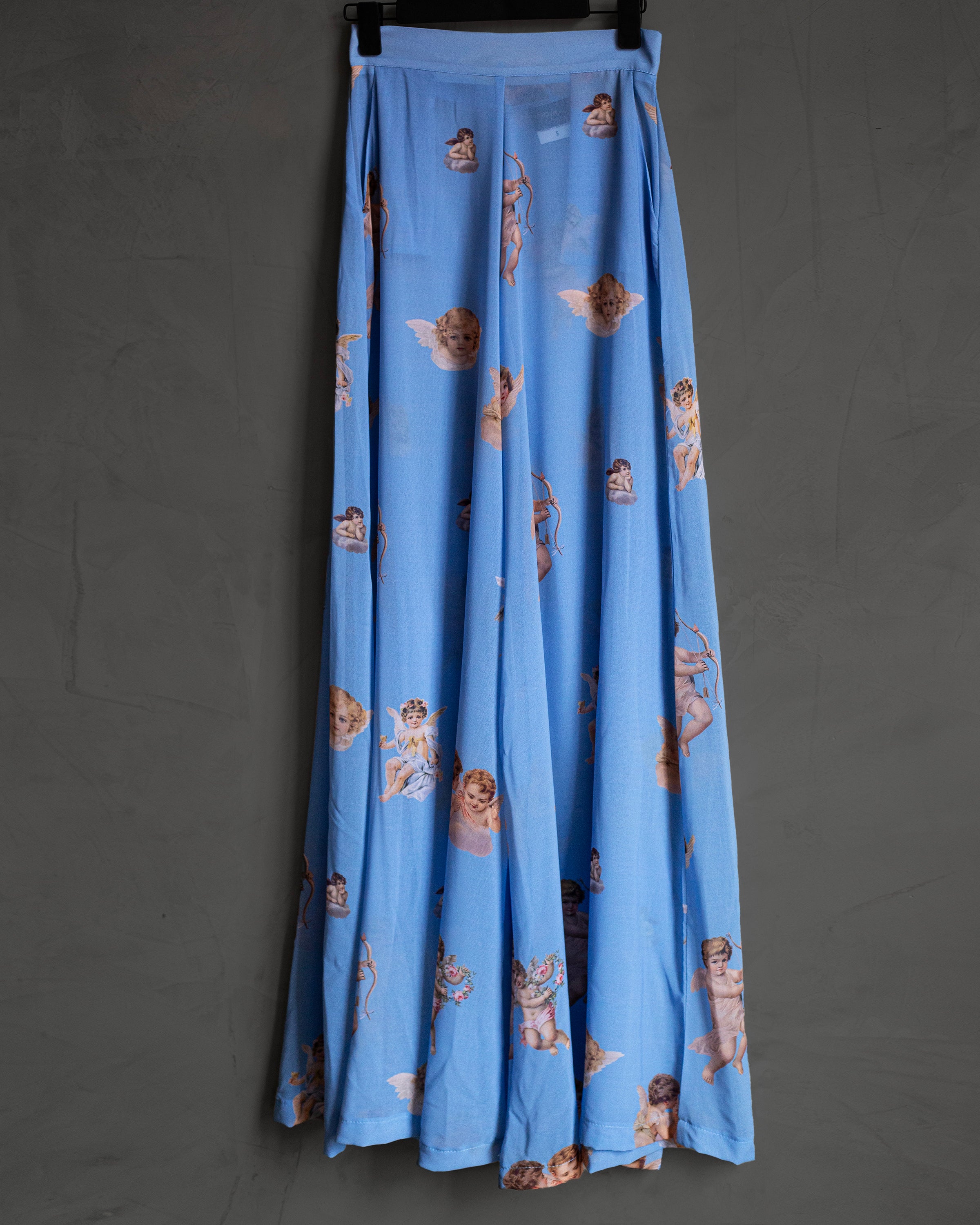 Wide leg pants de chiffon querubines
