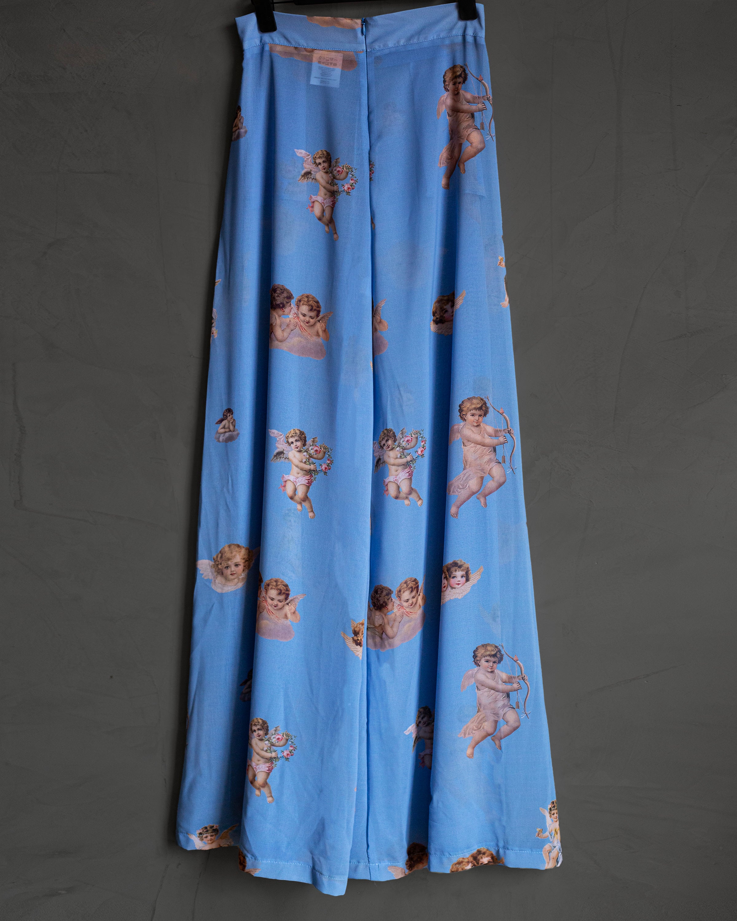 Wide leg pants de chiffon querubines