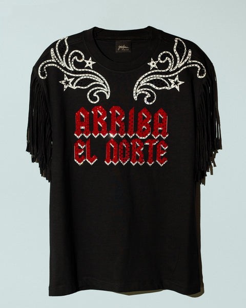 Tshirt con flecos Arriba el norte