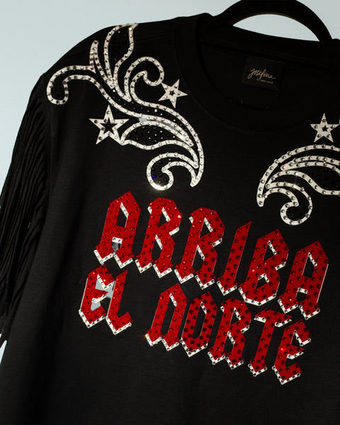 Tshirt con flecos Arriba el norte