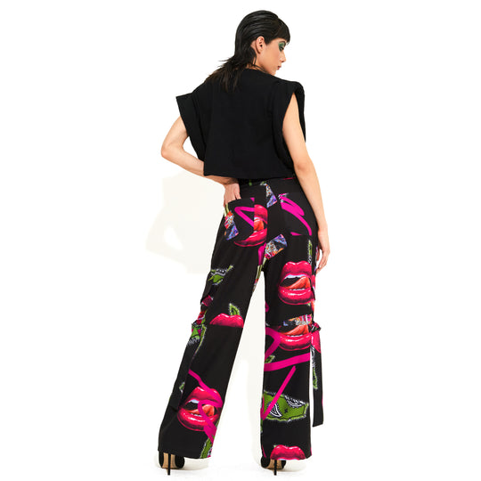 CARGO PANTS BLACK COLLAGE