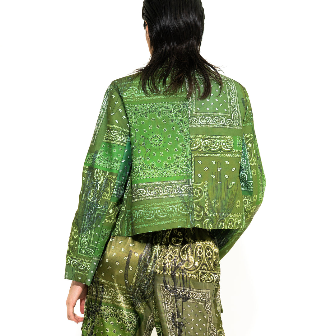 BLAZER VERDE BANDANA