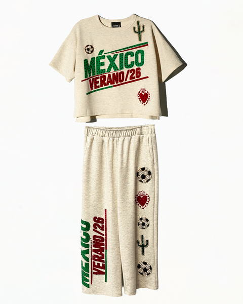 Conjunto Mexico Verano 26 Beige