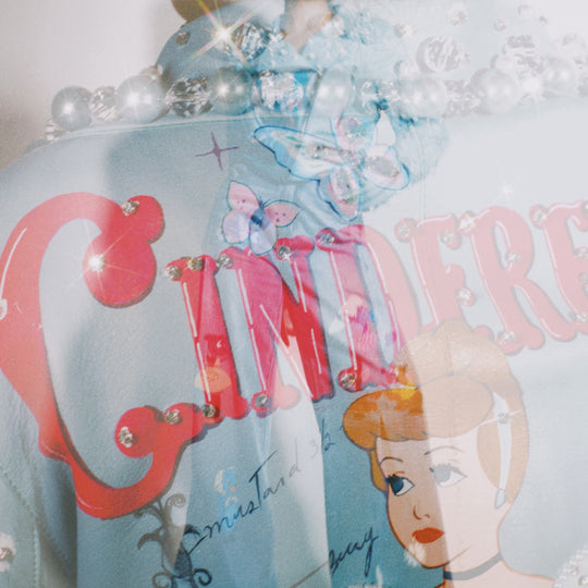 BIKER JACKET CINDERELLA CON PERLAS