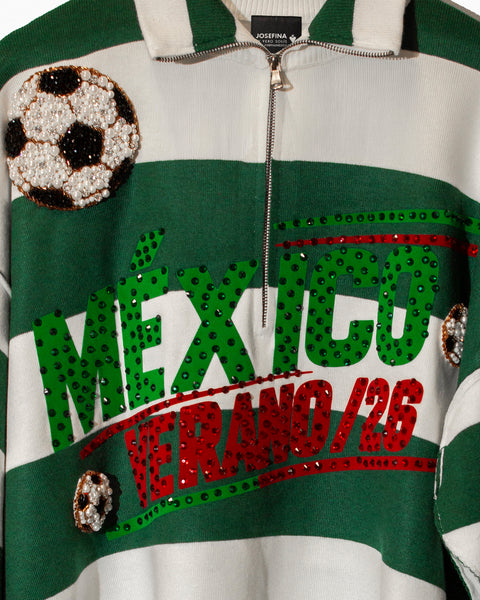 Sueter de Rayas Verdes