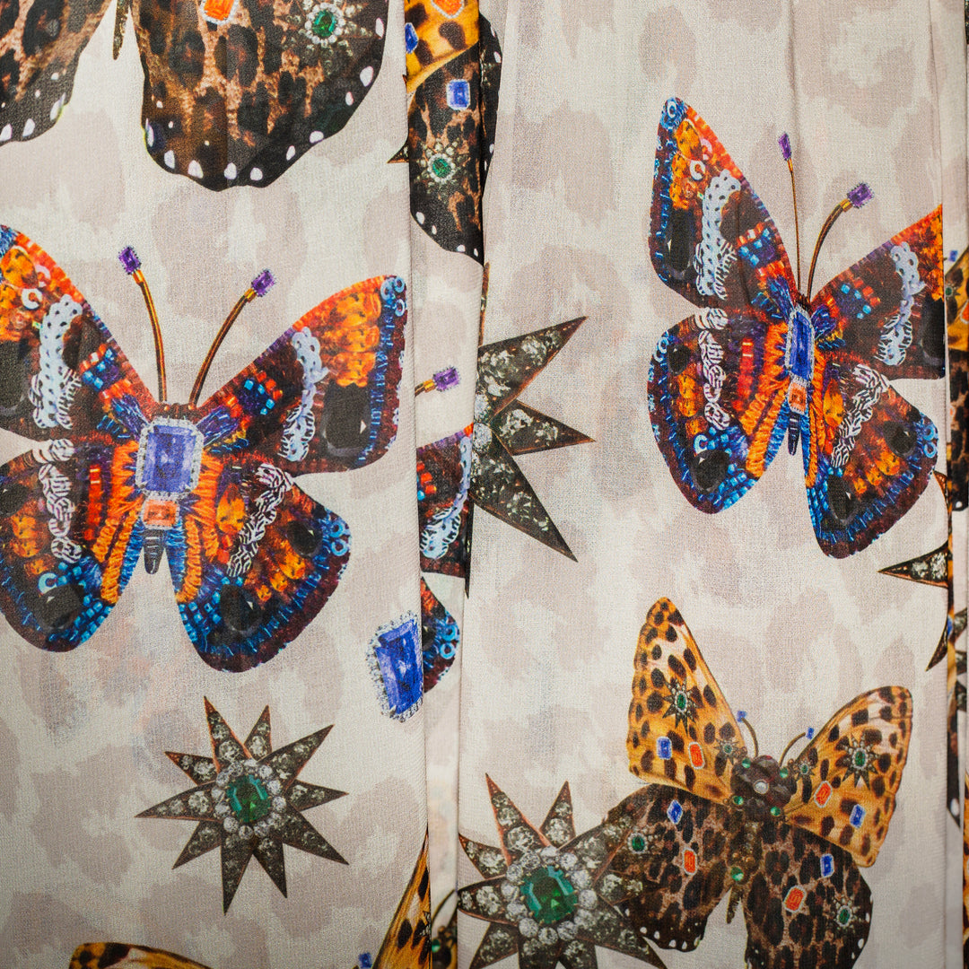 White denim shorts Mariposas