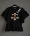 Blusa con olanes Libra