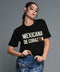 Tee negra Mexicana de Corazón