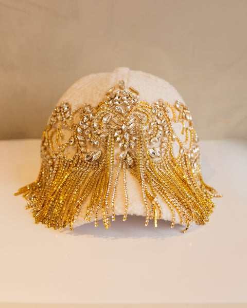 Gorra Flecos Dorados