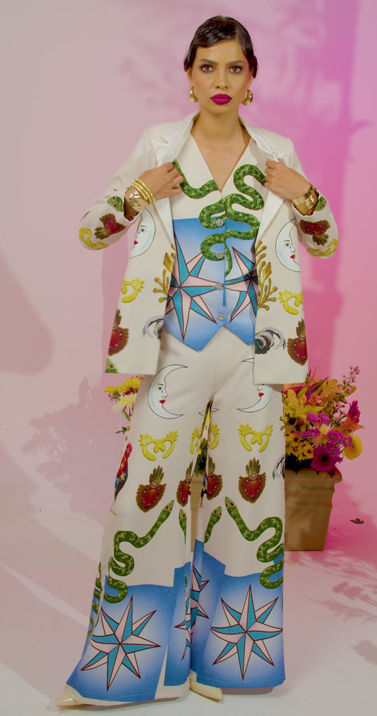 CHALECO OFF WHITE ÍCONOS
