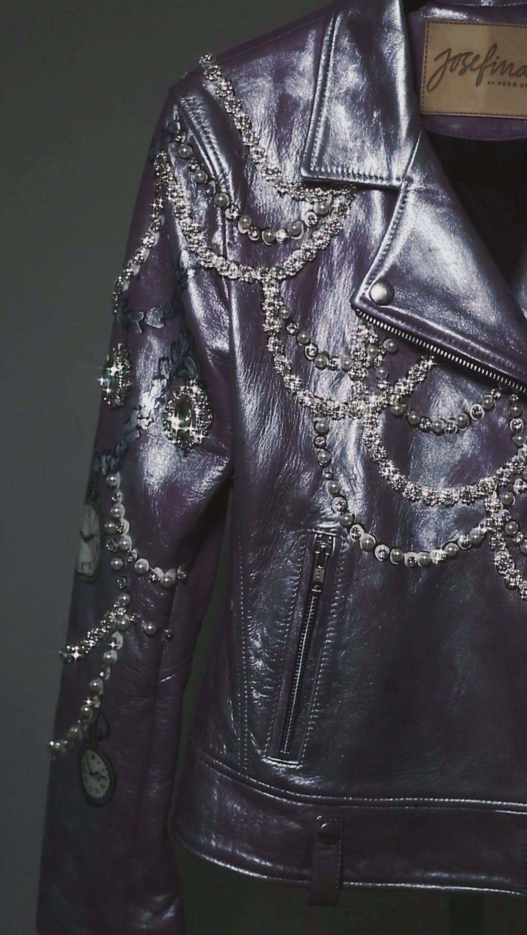 Biker jacket metálica relojes