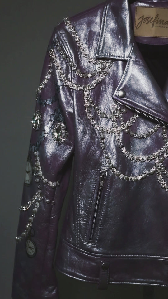 Biker jacket metálica relojes