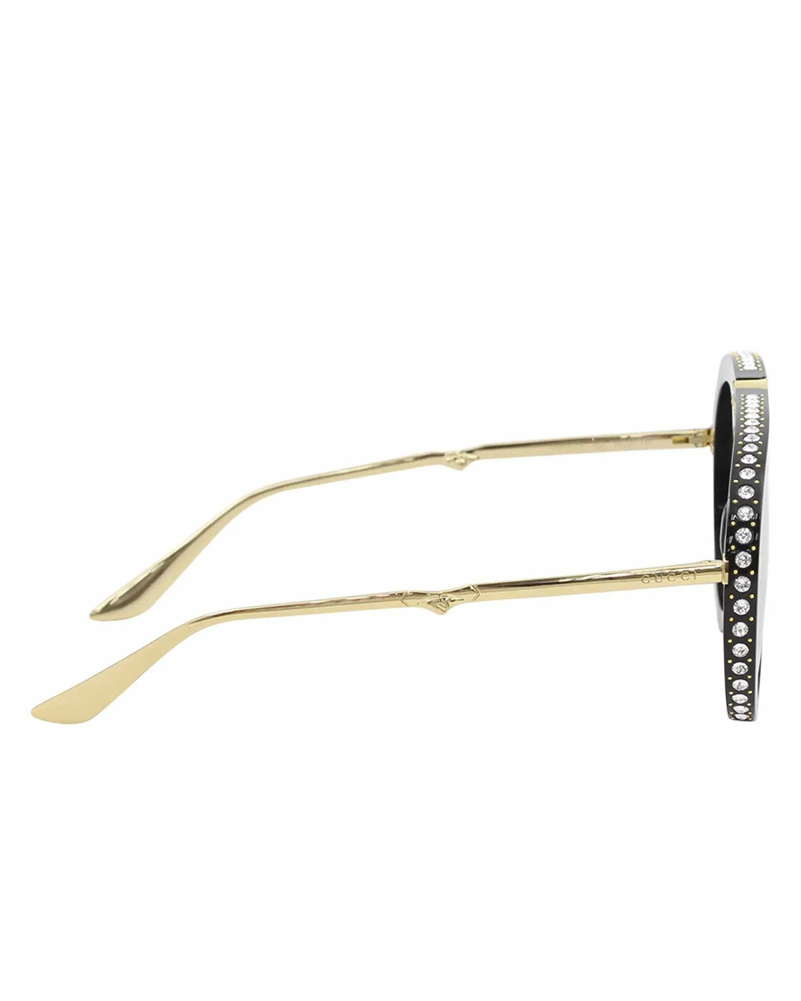 Gucci  Acetate Crystal Foldable Aviator Sunglasses