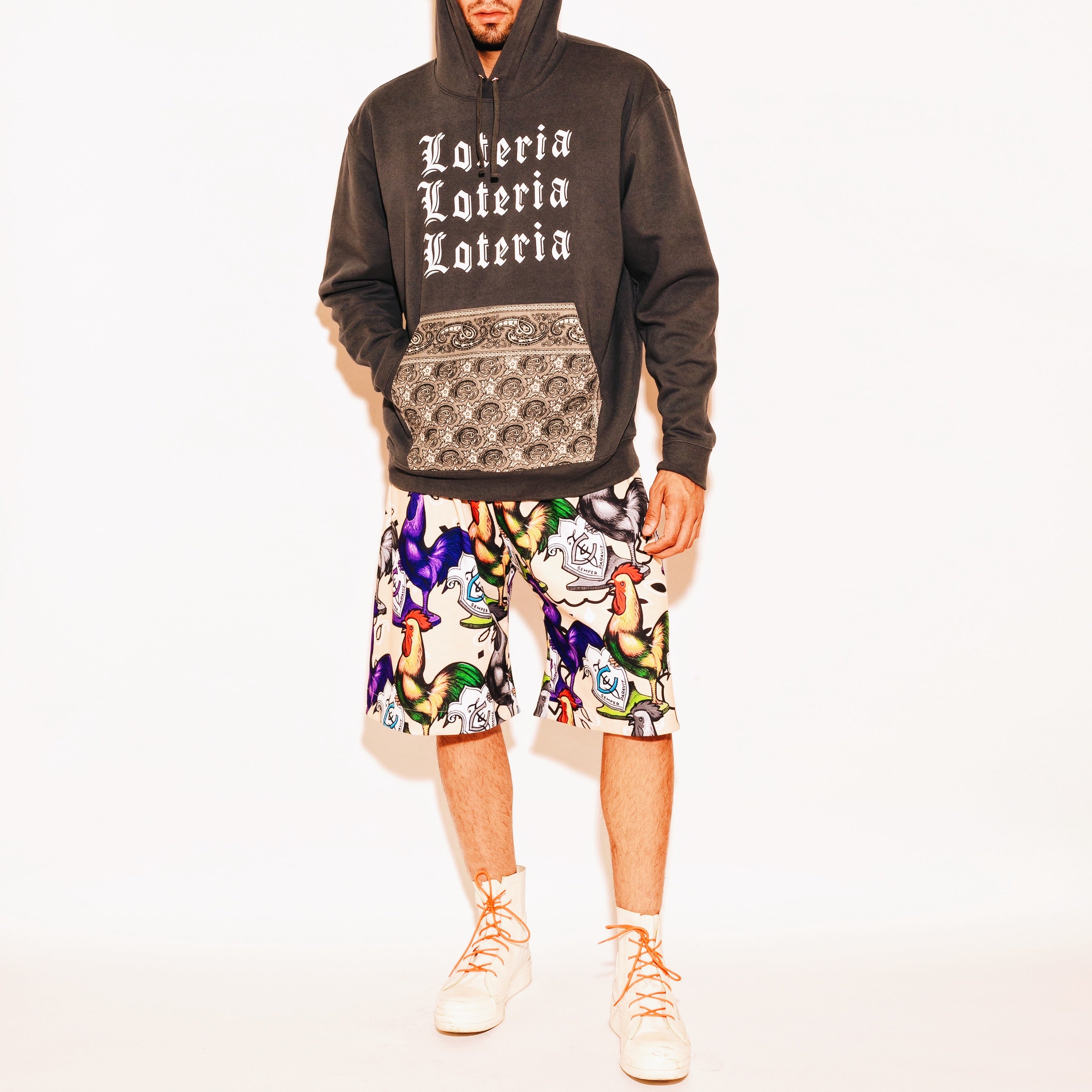 Hoodie gris Mexican Chic