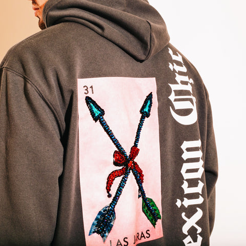 Hoodie gris Mexican Chic