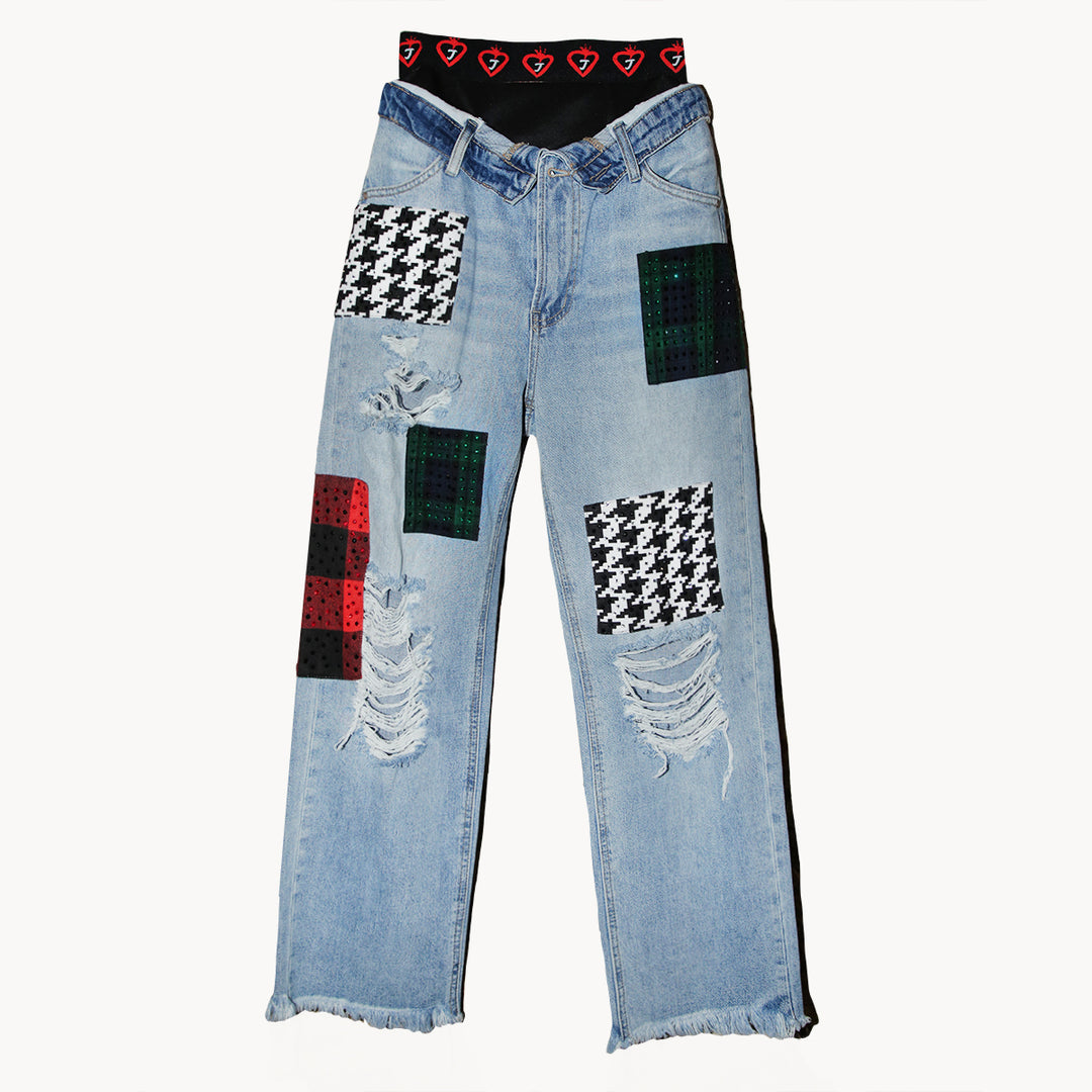 Unbottuned Jeans con parches