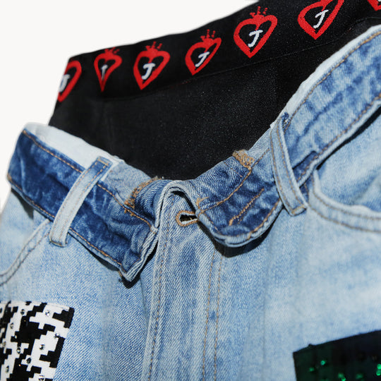 Unbottuned Jeans con parches