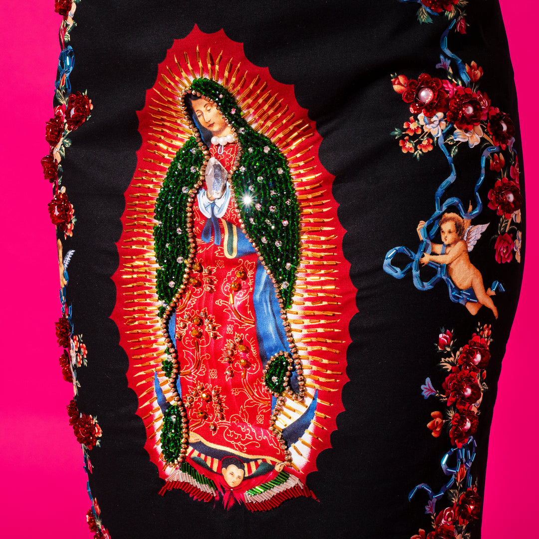 Virgen Pencil Skirt Black