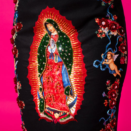 Virgen Pencil Skirt Black