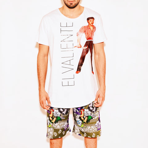 White tee algodón El Valiente