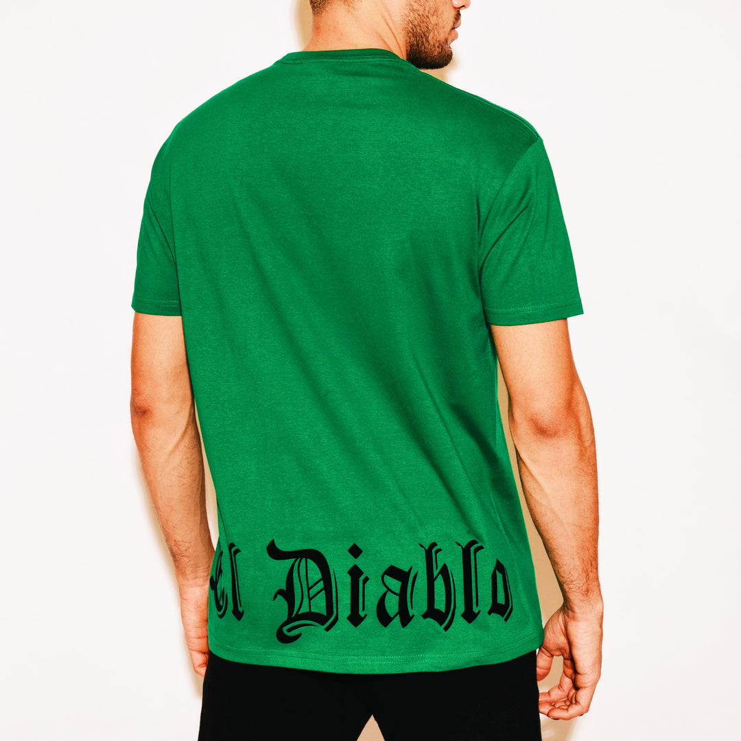 El Diablo tee verde-bandana style