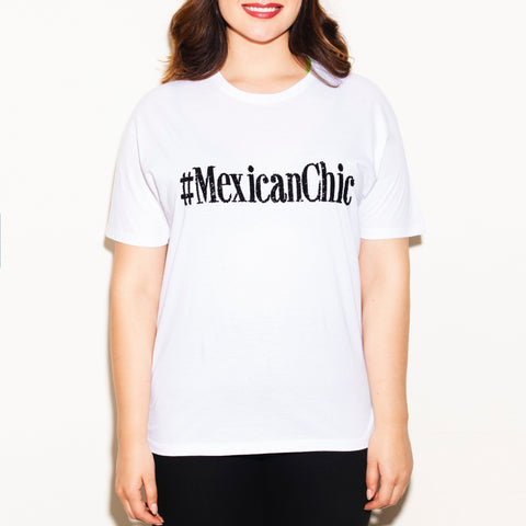 Tee blanca #MexicanChic