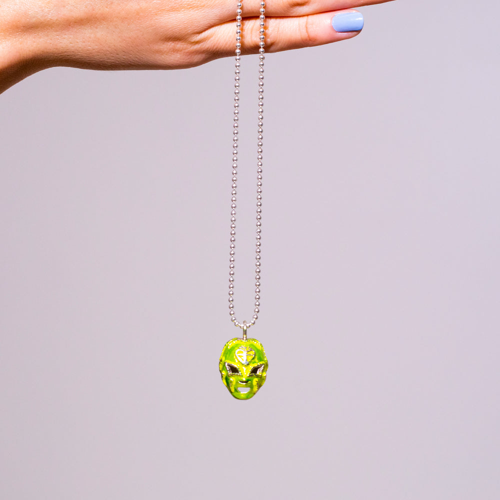 Collar mascara Lucha Libre verde VSA Designs