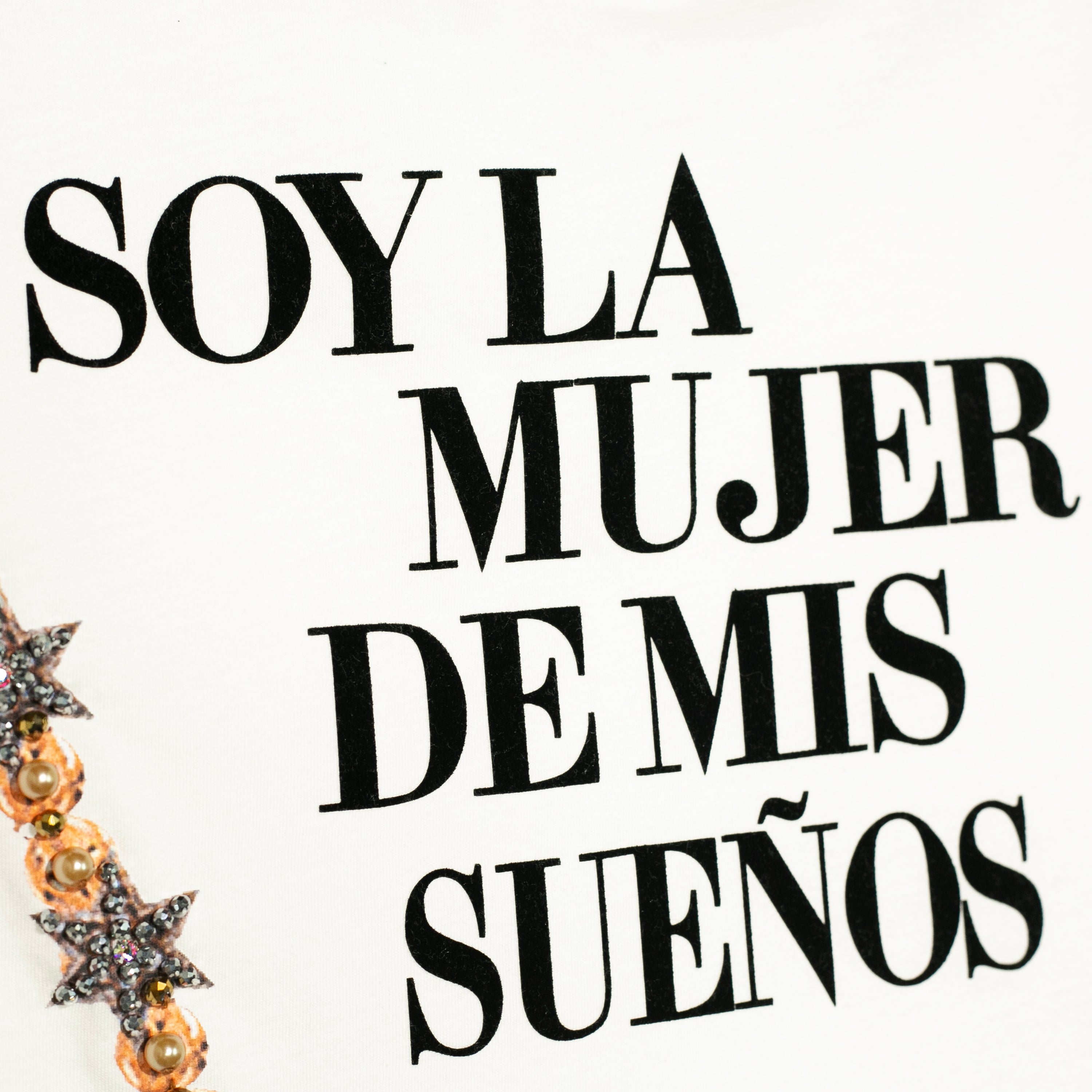 TSHIRT BLANCA SOY LA MUJER DE MIS SUEÑOS