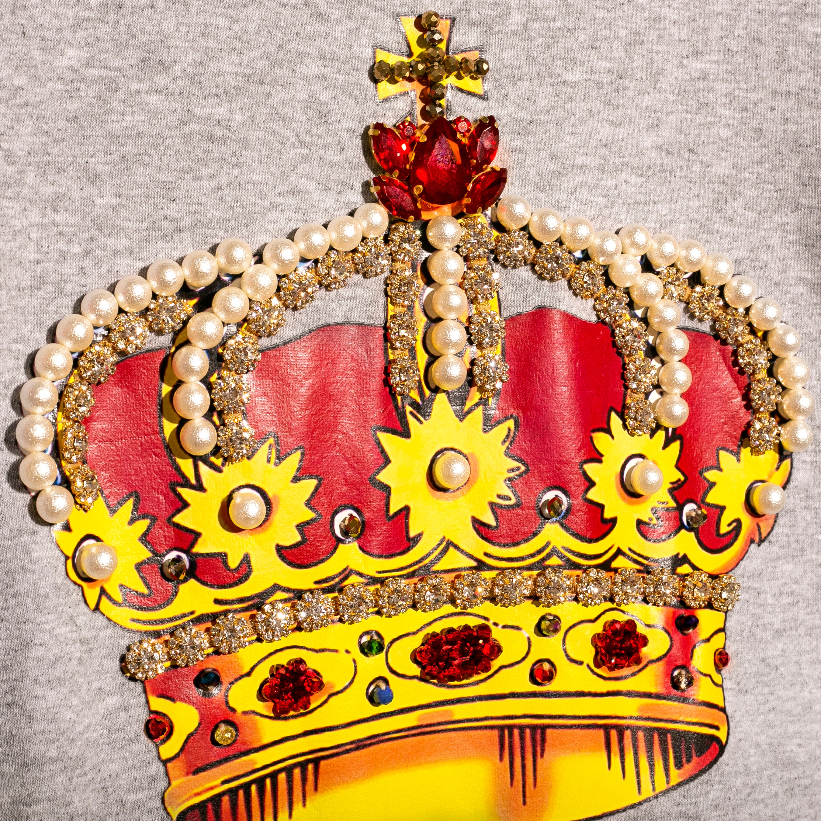 Hoodie corona gris