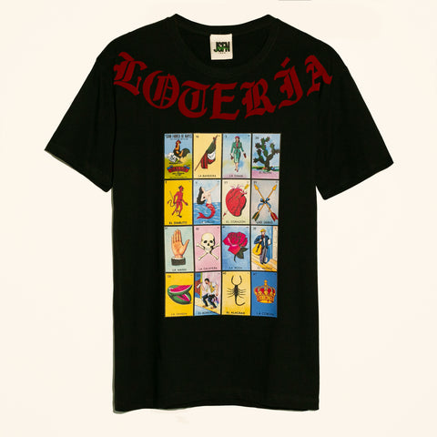 Lotería black tee