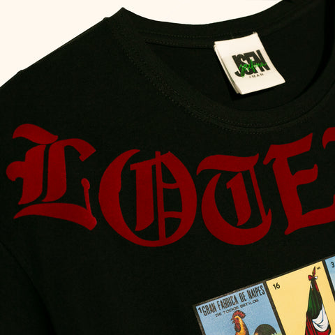 Lotería black tee