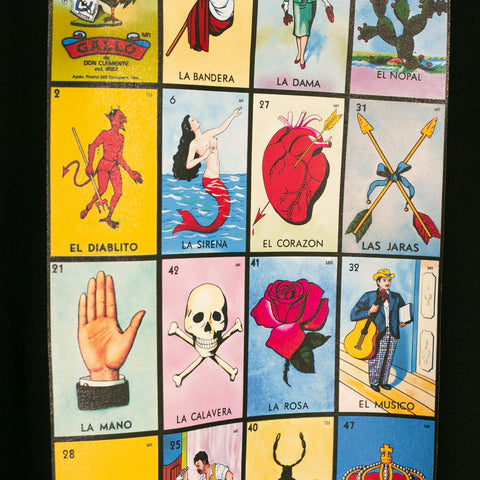 Lotería black tee
