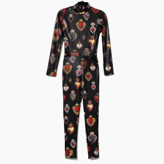 BODYSUIT LICRA BRILLOSA SAGRADOS CORAZONES