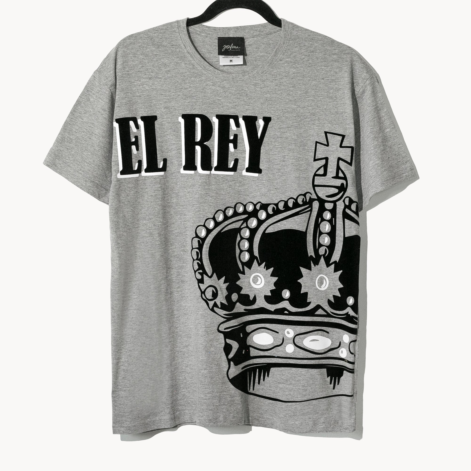 PLAYERA GRIS "EL REY"