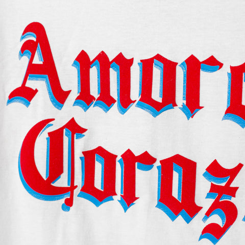 PLAYERA BLANCA AMORCITO CORAZÓN