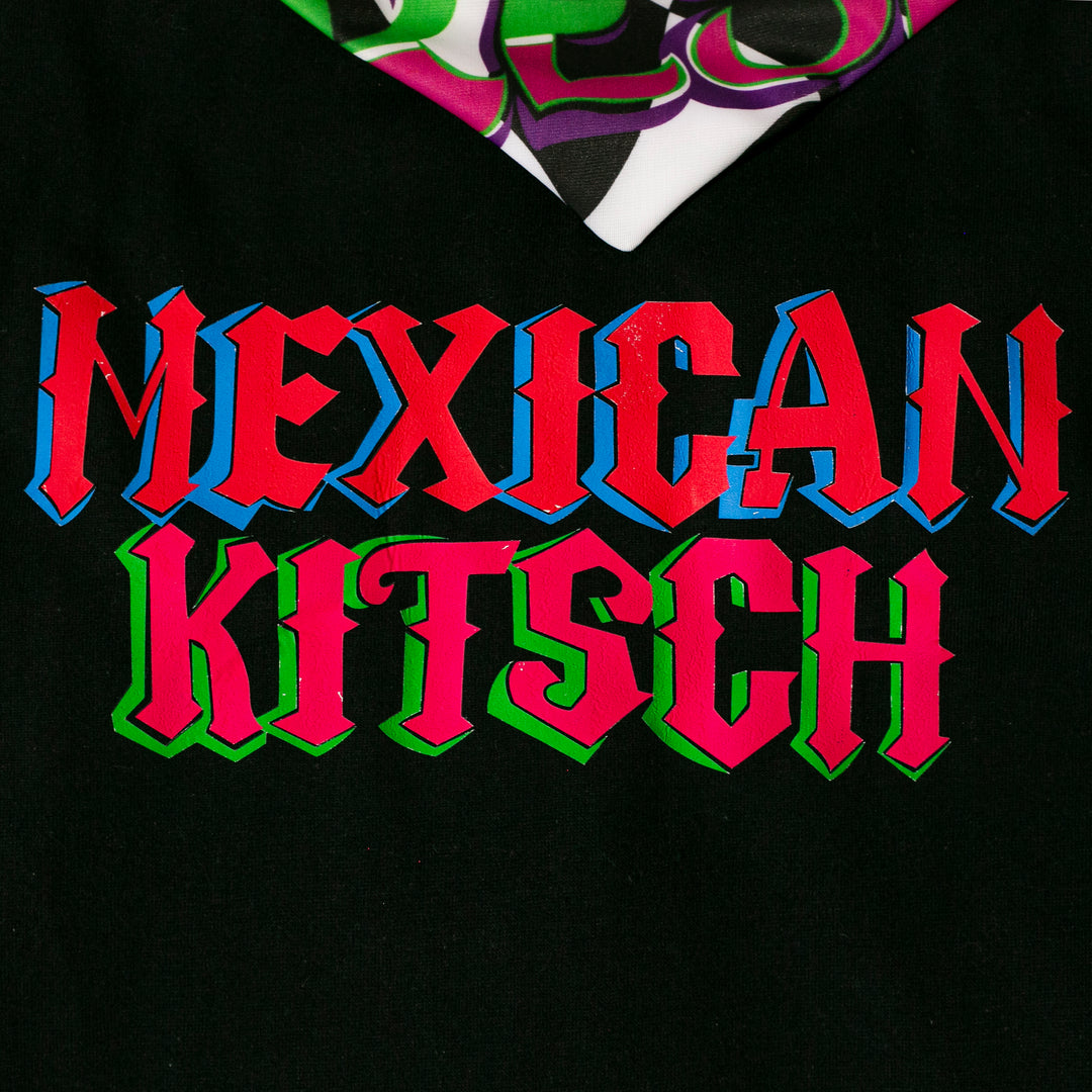 TSHIRT NEGRA MEXICAN KITSCH CON BANDANA