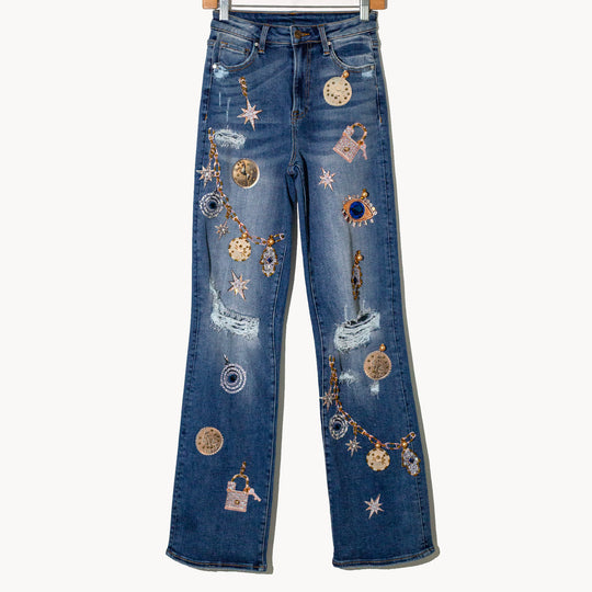 Bootcut jeans medallas