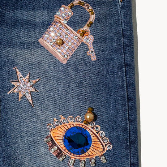 Bootcut jeans medallas