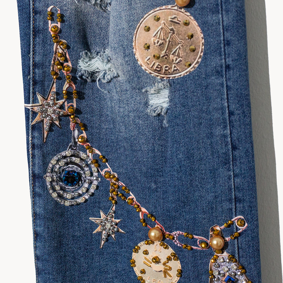 Bootcut jeans medallas