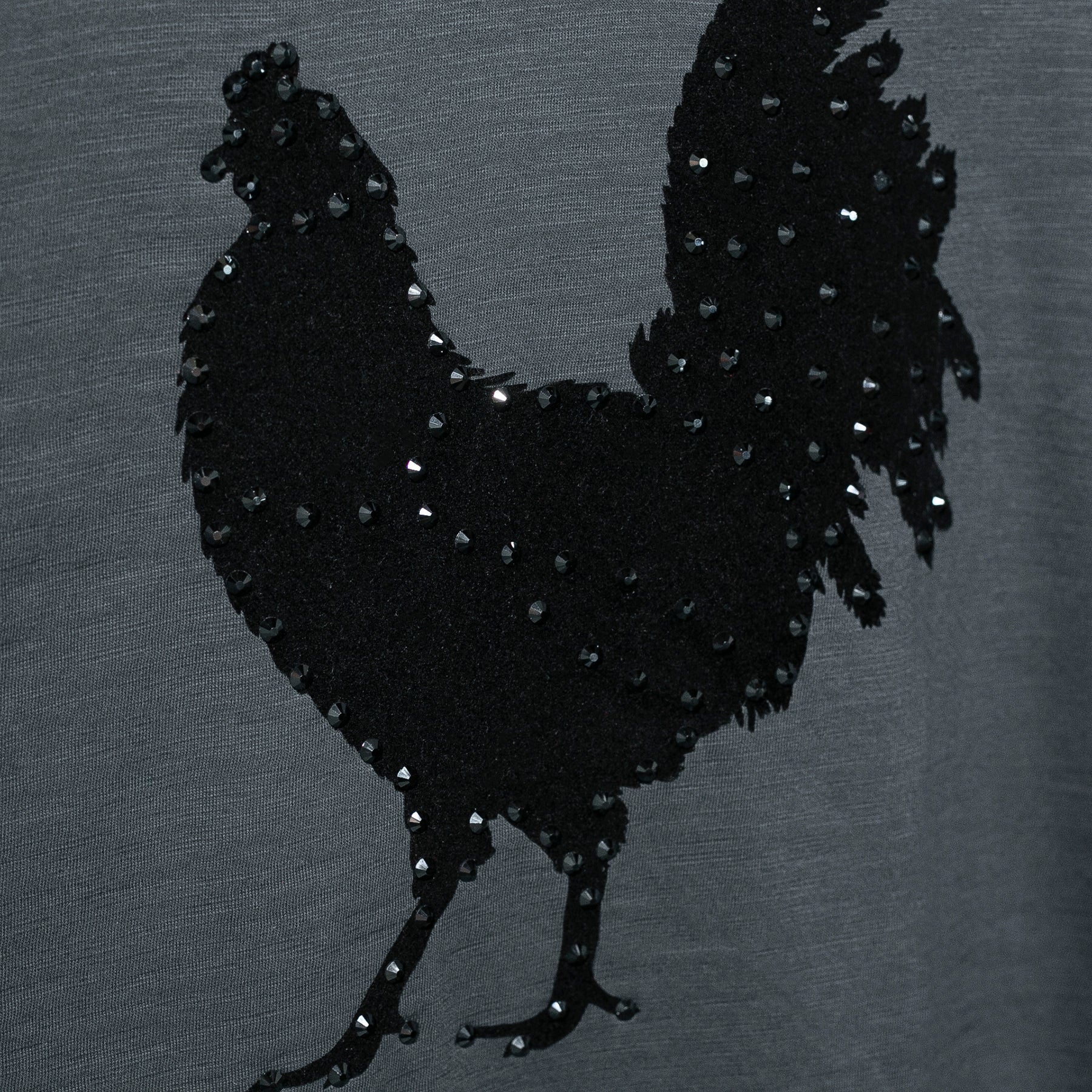 Tee con botones Gallo velvet
