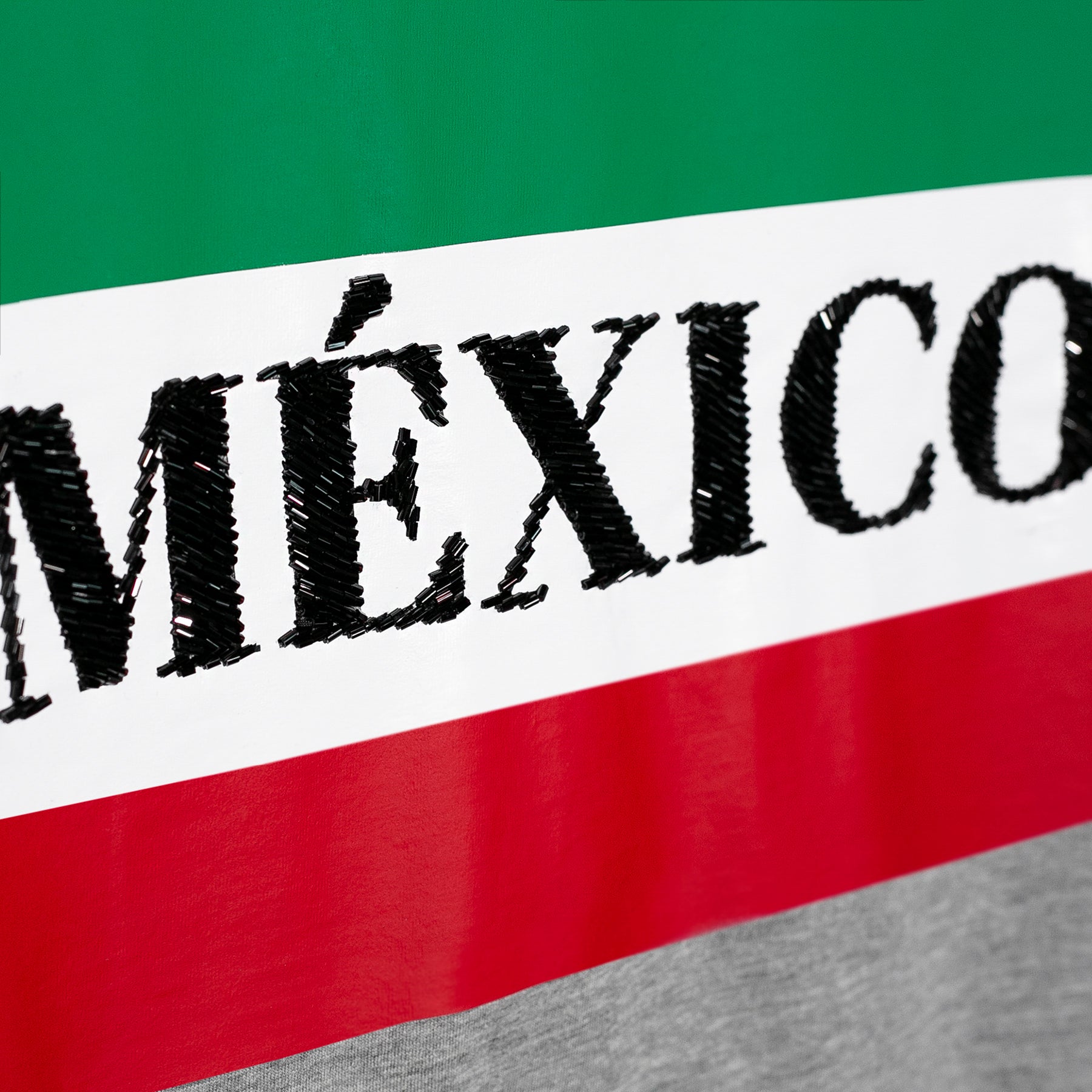 Tee gris México bordada