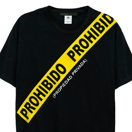 Tee negra Prohibido