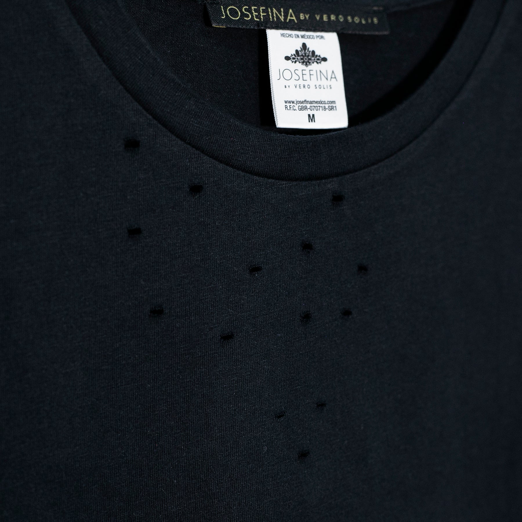 Ripped tee negra MexICan