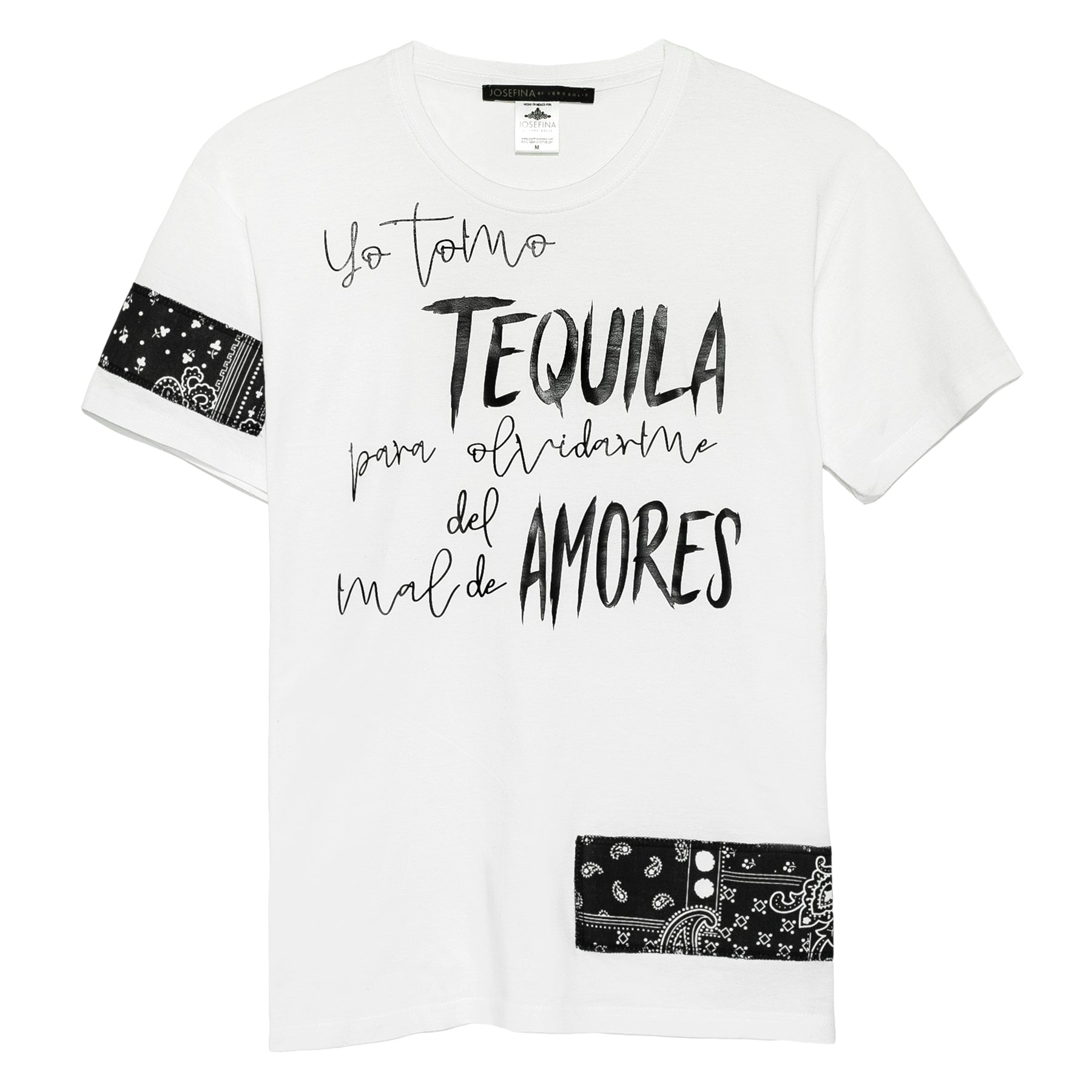 Tee blanca Tequila & Amor
