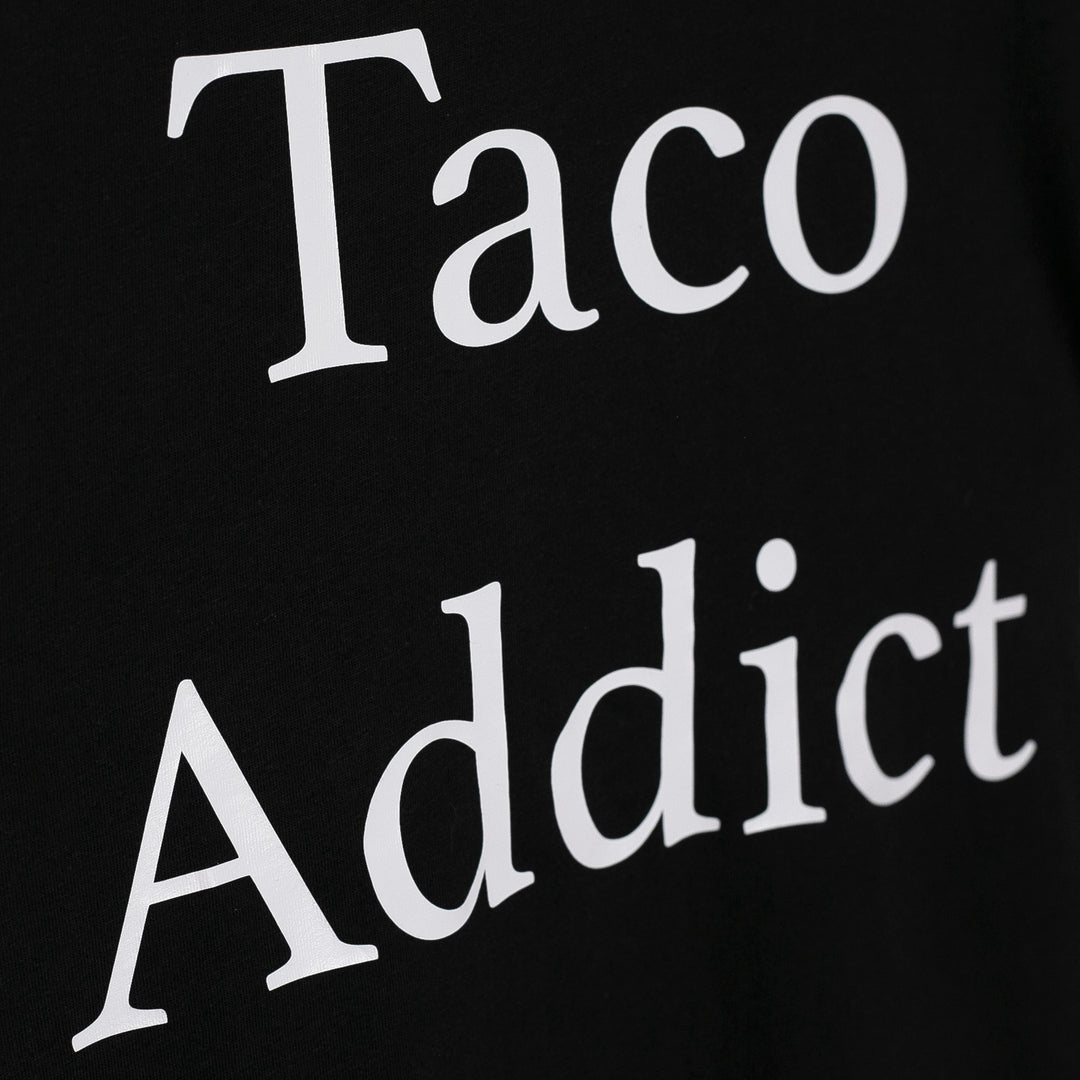 Tee negra "Taco addict"