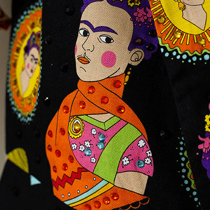 Blazer fridas negro/hot orange