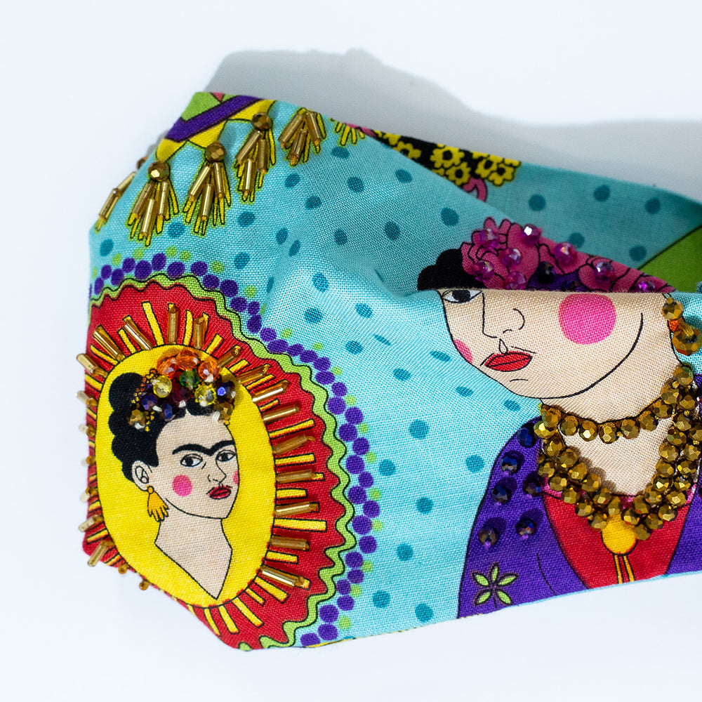 Turbante aqua fridas