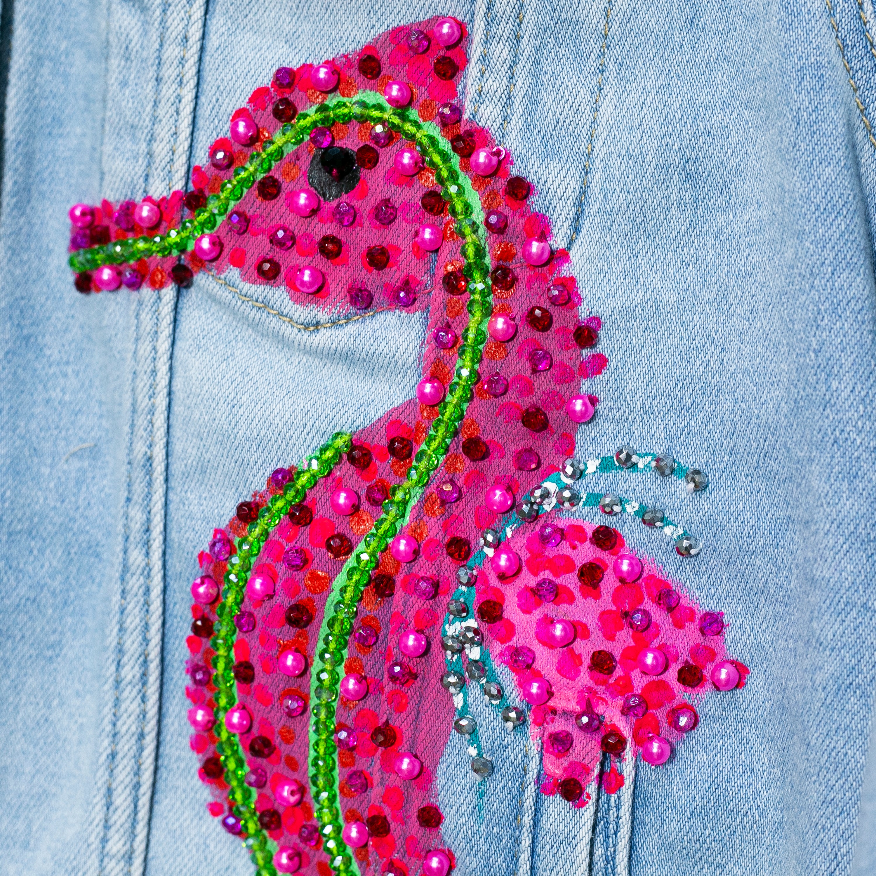 Denim jacket la sirena