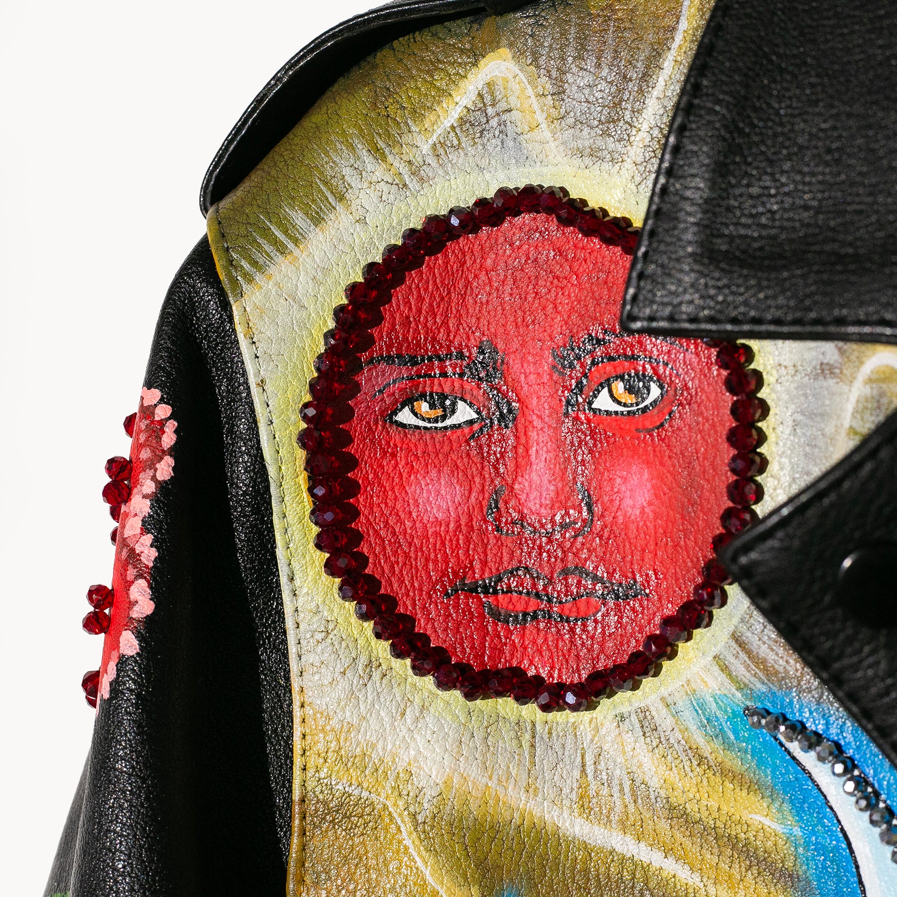 Biker jacket virgen de guadalupe