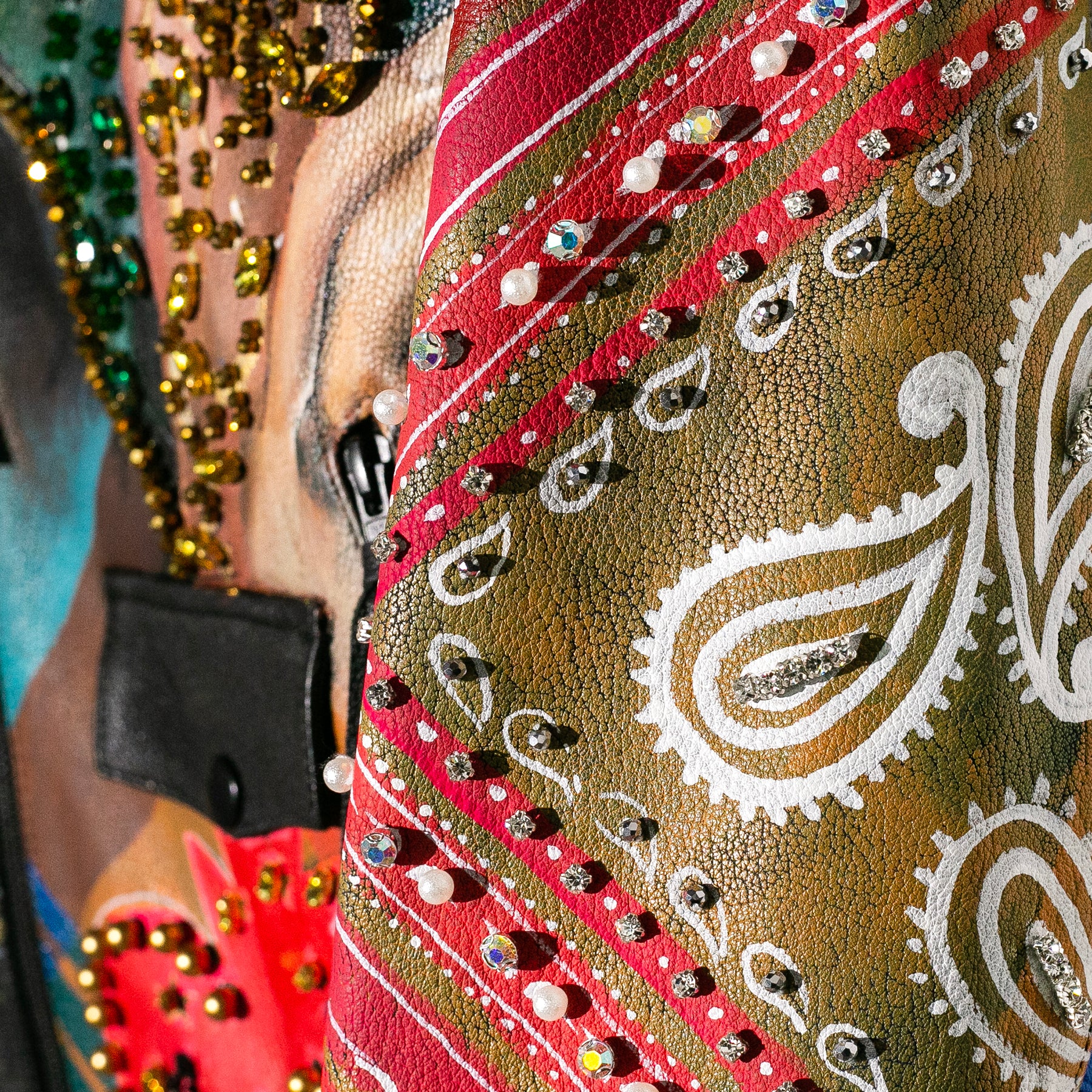 Biker jacket virgen de guadalupe